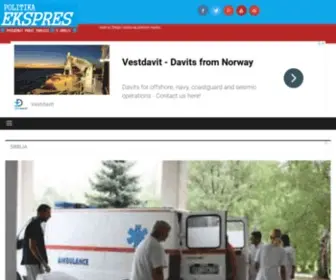 Politika-Ekspres.net(Najnovije vesti iz srbije online) Screenshot