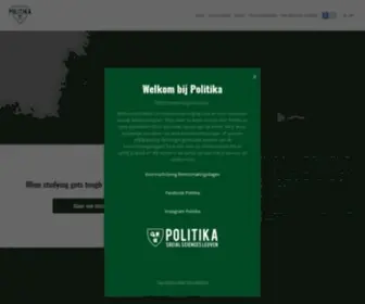 Politika.be(Politika – Portaal) Screenshot