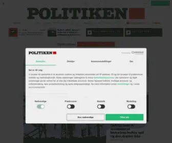 Politiken.dk(Forsiden) Screenshot