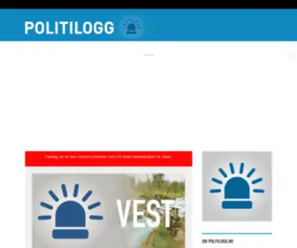 Politilogg.no(En tjeneste fra Kosmos medier) Screenshot