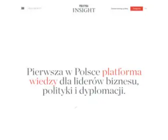 Politykainsight.pl(Polityka Insight Polityka Insight) Screenshot