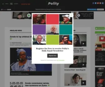 Polity.org.za(News) Screenshot