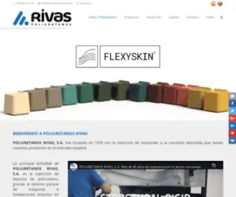 Poliuretanosrivas.com(POLIURETANOS RIVAS) Screenshot