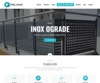 Polivar-Inox.hr(Inox ograde) Screenshot