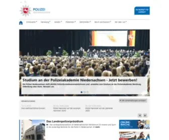 Polizei-NDS.de(Portal der Polizei Niedersachsen) Screenshot