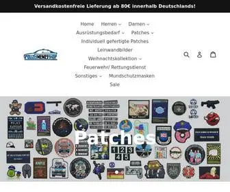 Polizeimemesshop.de(Produkte für Polizei) Screenshot