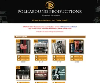Polkasound.com(Polkasound Productions) Screenshot
