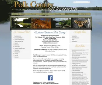 Polkcountytourism.com(Polk County Wisconsin) Screenshot