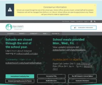 Polkschoolsfl.com(Polk county public schools) Screenshot