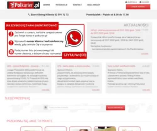 Polkurier.pl(Tanie przesyłki kurierskie) Screenshot