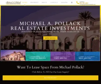 Pollackinvestments.com(Michael A. Pollack Real Estate Investments) Screenshot