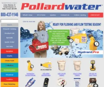 Pollardwater.com(Wastewater products) Screenshot