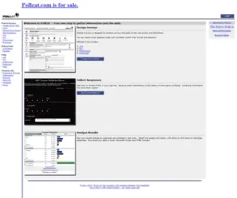 Pollcat.com(PollCat Polls and Surveys) Screenshot