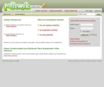 Pollemik.com(Pollemik Anket Sitesi) Screenshot