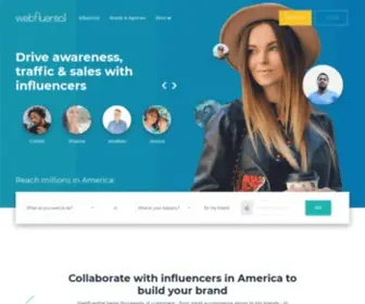 Pollen-8.com(Influencer marketing software as a service for brands and marketers) Screenshot