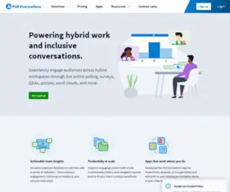 Polleverywhere.com(Host interactive online meetings) Screenshot