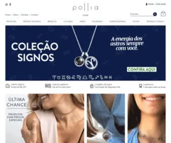 Pollia.com.br(Pollia Store) Screenshot