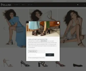 Pollini.com(POLLINI Online Boutique) Screenshot