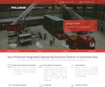 Pollisum.com(Pollisum Engineering Pte Ltd) Screenshot