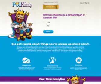 Pollking.com(Pollking) Screenshot