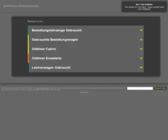 Pollmann-Karosserie.de(Bestattungsfahrzeuge) Screenshot