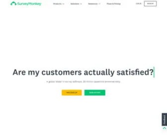 Pollmonkey.com(Free online survey software & questionnaire tool) Screenshot