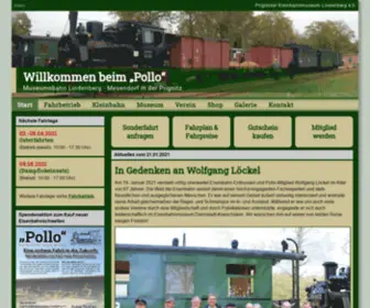 Pollo.de(Prignitzer Kleinbahnmuseum Lindenberg e.V) Screenshot
