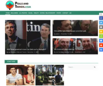 Pollsandtrends.com(Polls and trends) Screenshot