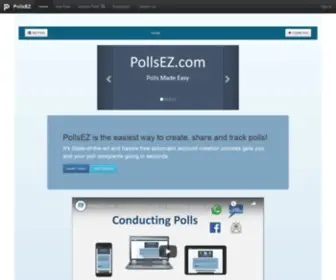 Pollsez.com(Polls made Easy) Screenshot