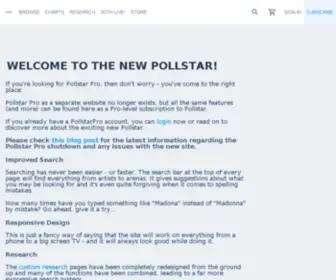 Pollstarpro.com(Pollstarpro) Screenshot