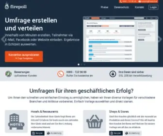 Pollsys.net(Umfrage erstellen mit firepoll) Screenshot