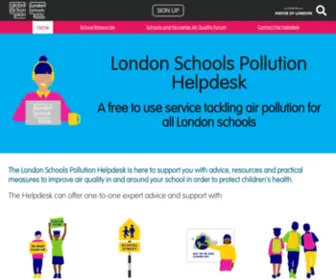 Pollutionhelpdesk.co.uk(The London Schools Pollution Helpdesk) Screenshot