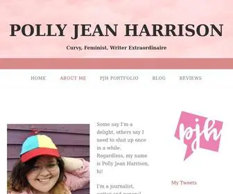 Pollyjeanharrison.com(Curvy, Feminist, Writer Extraordinaire) Screenshot