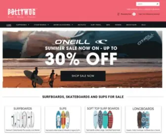 Pollywog.co.za(South Africa's Leading Online Surf Store) Screenshot