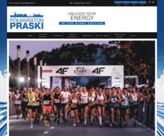 Polmaratonpraski.pl(Nocny Półmaraton Praski) Screenshot