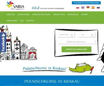 Polnischkurs.com(Polish language school for foreigners in Krakow) Screenshot