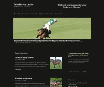 Polo.co.nz(New Zealand Polo School) Screenshot