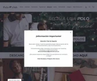 Poloclub.com.co(Polo club) Screenshot