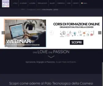 Polocosmesi.com(Polo tecnologico della cosmesi) Screenshot