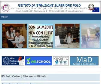 Polodicutro.edu.it(Istituto di Istruzione Superiore Polo) Screenshot