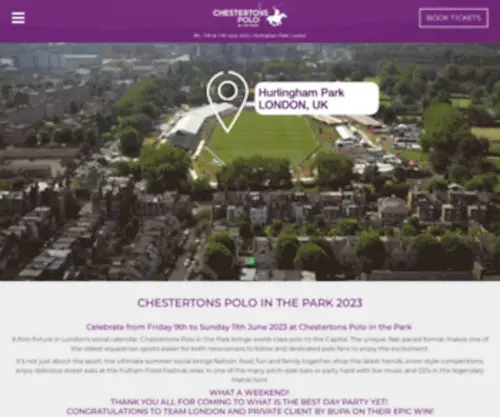 Polointheparklondon.com(Chestertons Polo in the Park) Screenshot