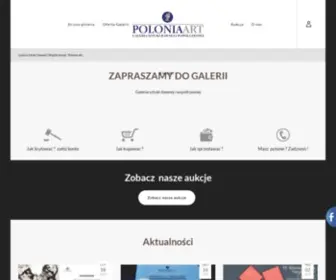 Polonia-ART.pl(Galeria Sztuki Dawnej i Współczesnej) Screenshot