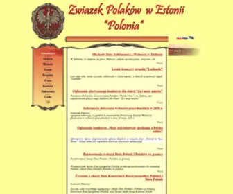 Polonia.ee(Polonia w Estonii) Screenshot