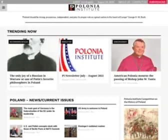 Poloniainstitute.net(Polonia Institute) Screenshot