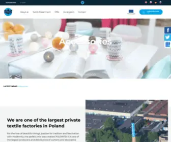 Polontex.com.pl(Indywidualne podejście do Klienta) Screenshot