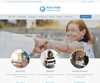 Poloparkhearing.com(Winnipeg Hearing Aids & Testing) Screenshot