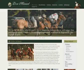 Poloschoolargentina.com(Polo School in Argentina) Screenshot