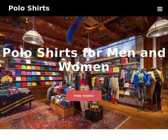 Poloshirtssite.com(Men's Polo Shirts) Screenshot