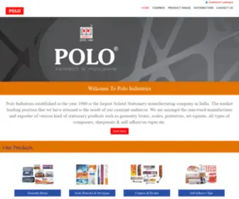 Polostationary.com(School Stationery Manufacturer) Screenshot