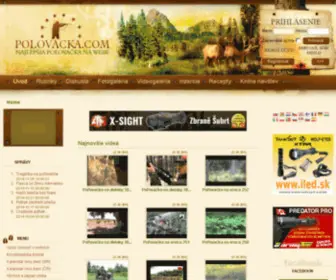 Polovacka.com(Poľovníctvo) Screenshot